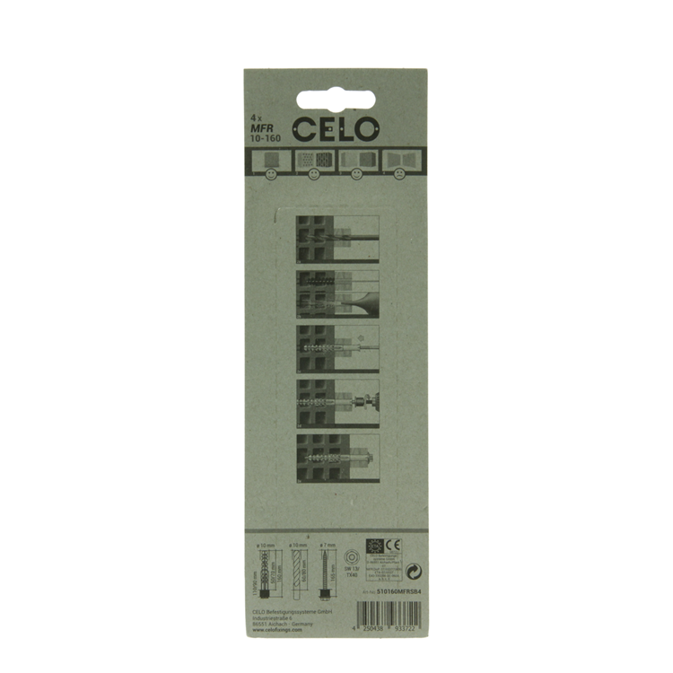 Celo 1065499 - multifunctionele raamplug mfr 10-160 sb ssks | 5 stuks