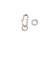 Vaessen creative • karabijnsluiting 11mm silver plated