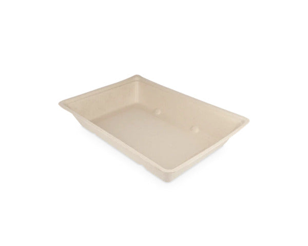 Takeaware snackbakje a50 bagasse pfas-vrij (500 stuks)