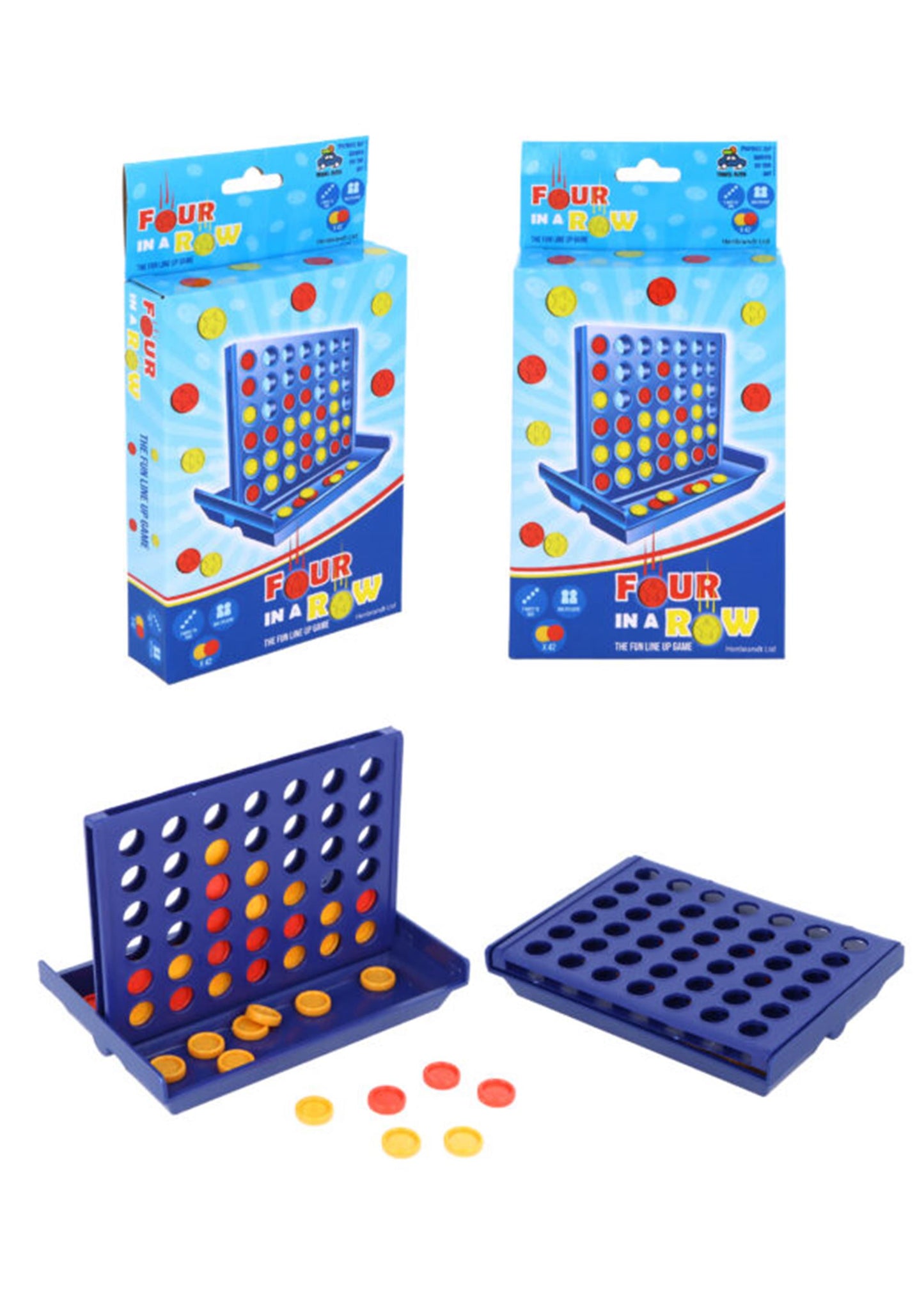 Gioco da viaggio quattro di fila 13x9,5 cm