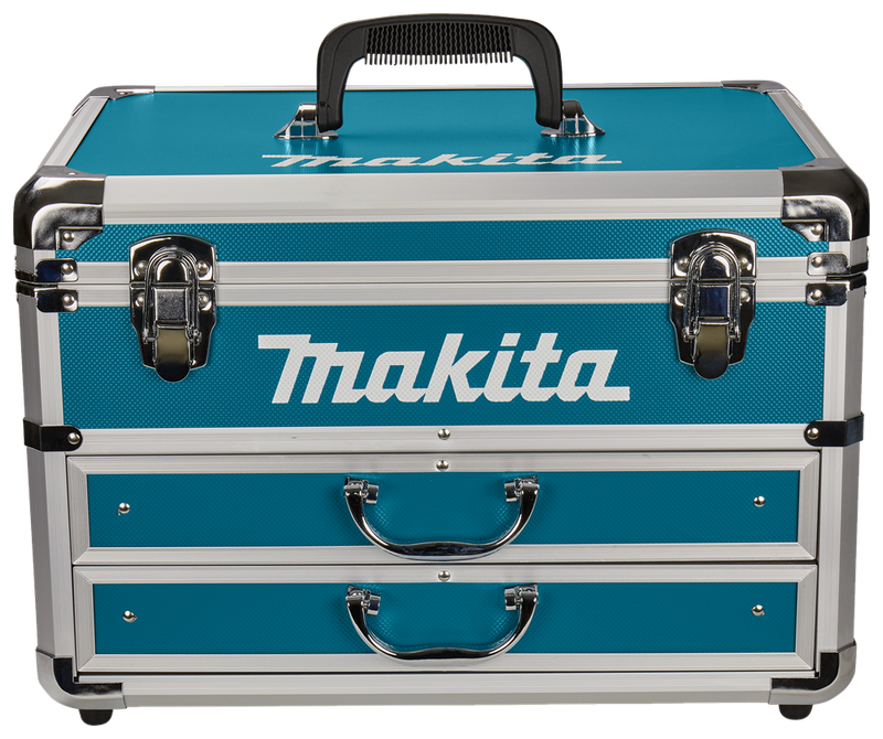 Valigetta accessori Makita in alluminio blu per trapano/avvitatore df488d - 196626-5 196626-5
