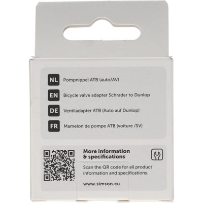 Simson pompnippel auto ventiel