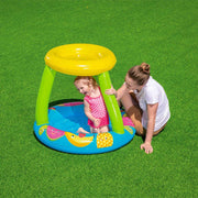 Bestway babybad fruit met zonnescherm, 91x81cm - afbeelding 5
