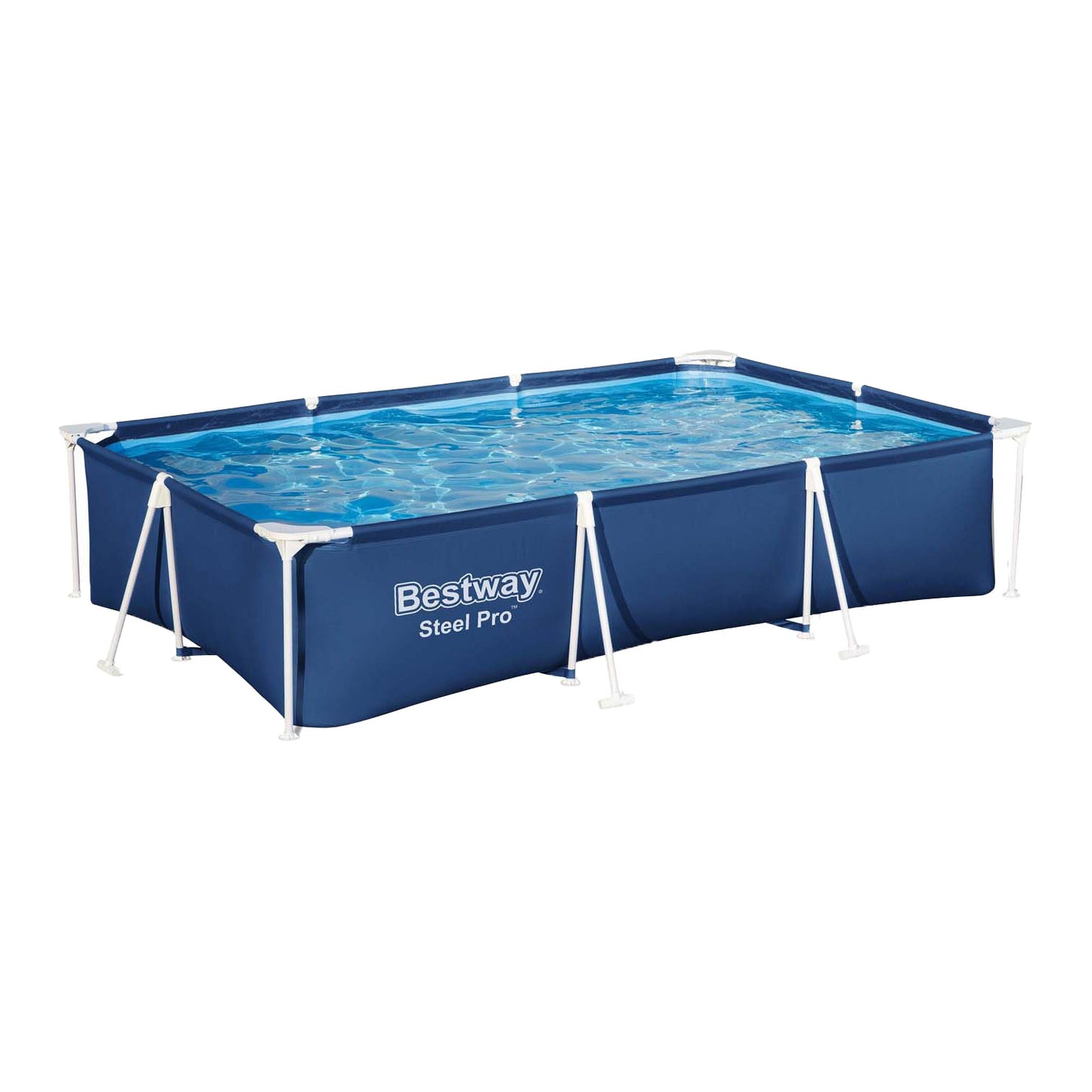 Bestway Swimming Pool Steel Pro Rectangle, 300 cm