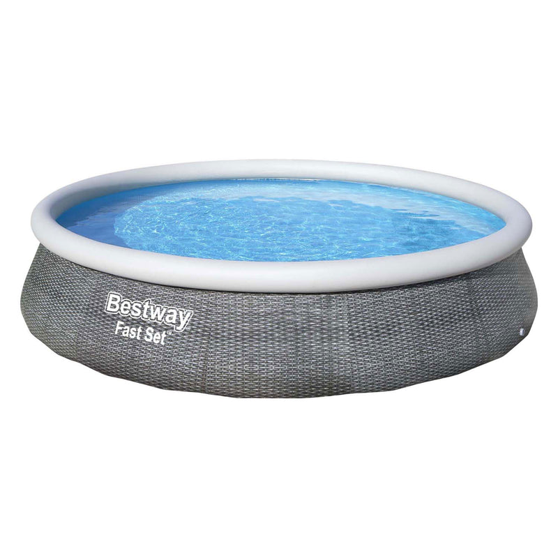 Bestway Juego de piscina rápida Conjunto de piscina con bomba inflable 396x84 cm