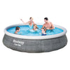 Bestway Juego de piscina rápida Conjunto de piscina con bomba inflable 396x84 cm