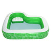 Bestway Family Pool Rectangular Paradise Tropical con asiento, 231 cm