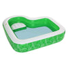 Bestway Family Pool Rectangular Paradise Tropical con asiento, 231 cm