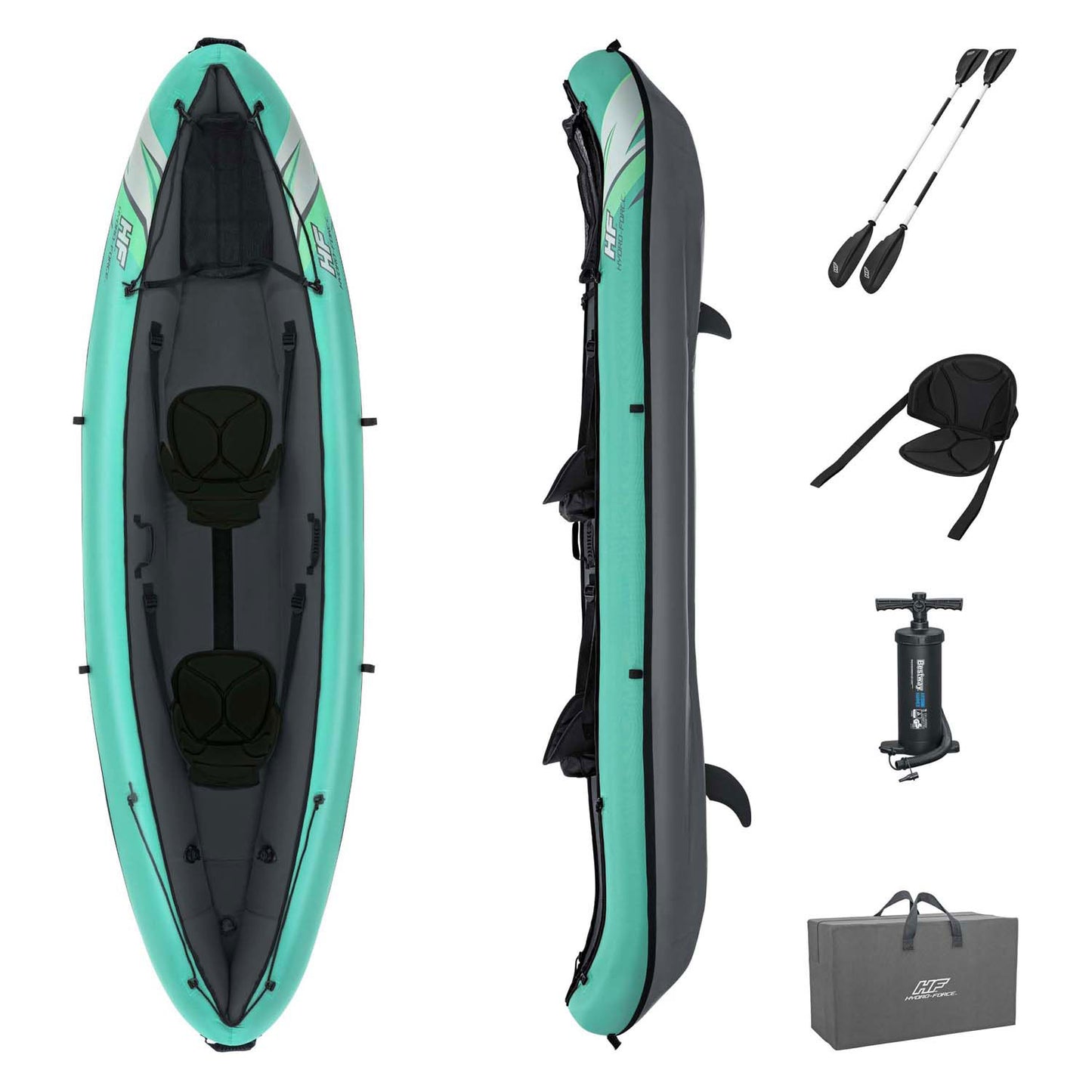 Bestway Hydro Force Kayak Ventura Elite X2 Set gonfiabile