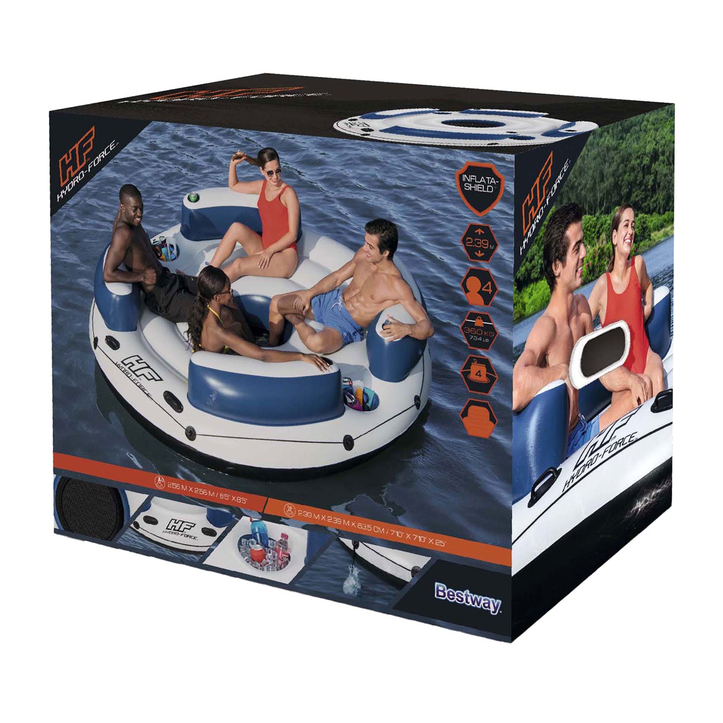 Bestway hydro-force drijfeiland 239x63,5 cm