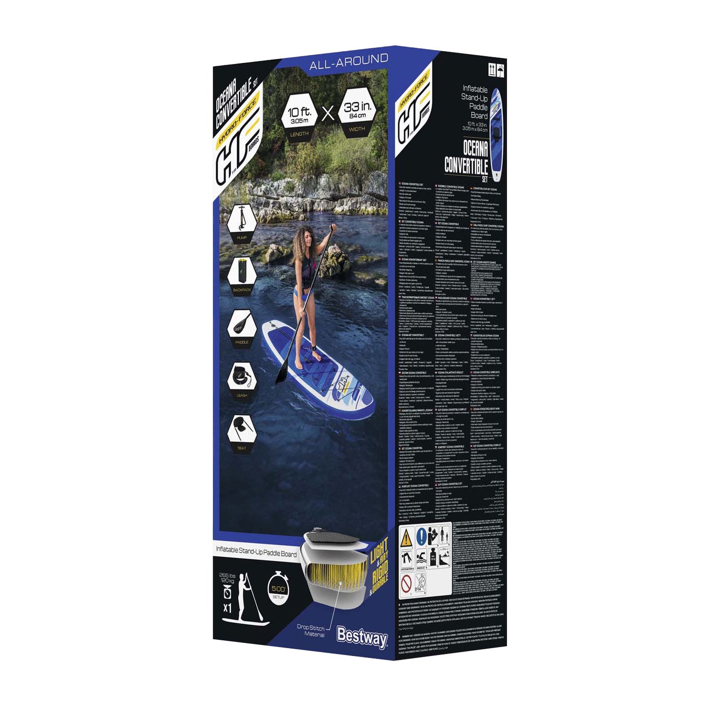 Set di supvertible sup bestway hydro oceana