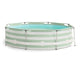 Esencia | Piscina de diseño blanco verde alrededor de 305x76 cm