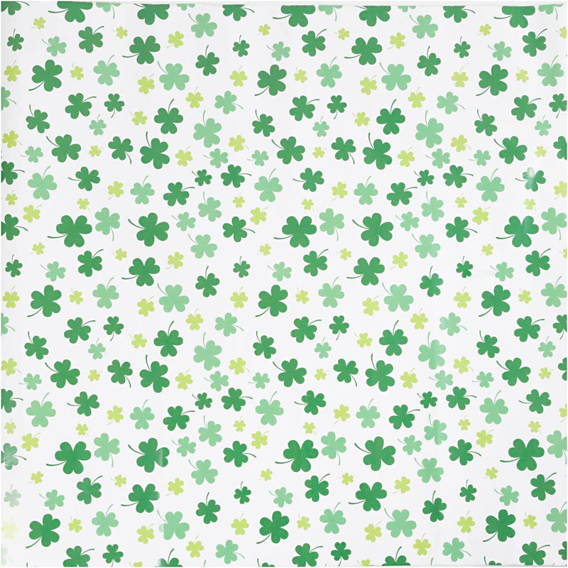 Carta da regalo aziendale Creativ, trifoglio verde, l: 50 cm, 80 gr, 100 m 1 rotolo