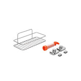 Badkamer rek rechthoekig vacuum fix 26x13x11cm - afbeelding 2