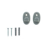 Metaltex Metaltex Wall Hocks 2 piezas gris