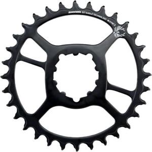 Anillo de la cadena sram x-sync2 32 dientes de acero negro