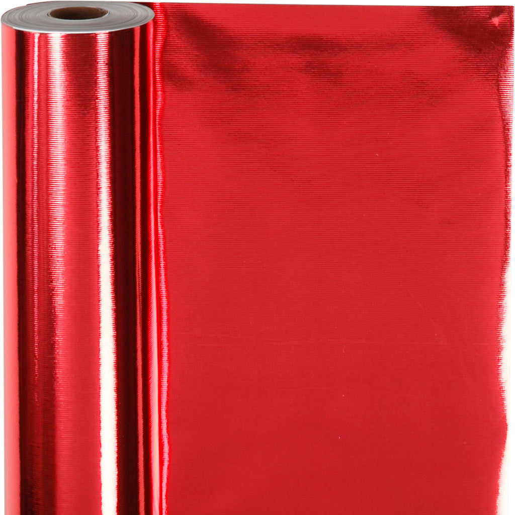 Creativ company gift wrapping paper, W: 50 cm, 65 gr, red, 100 m 1 roll