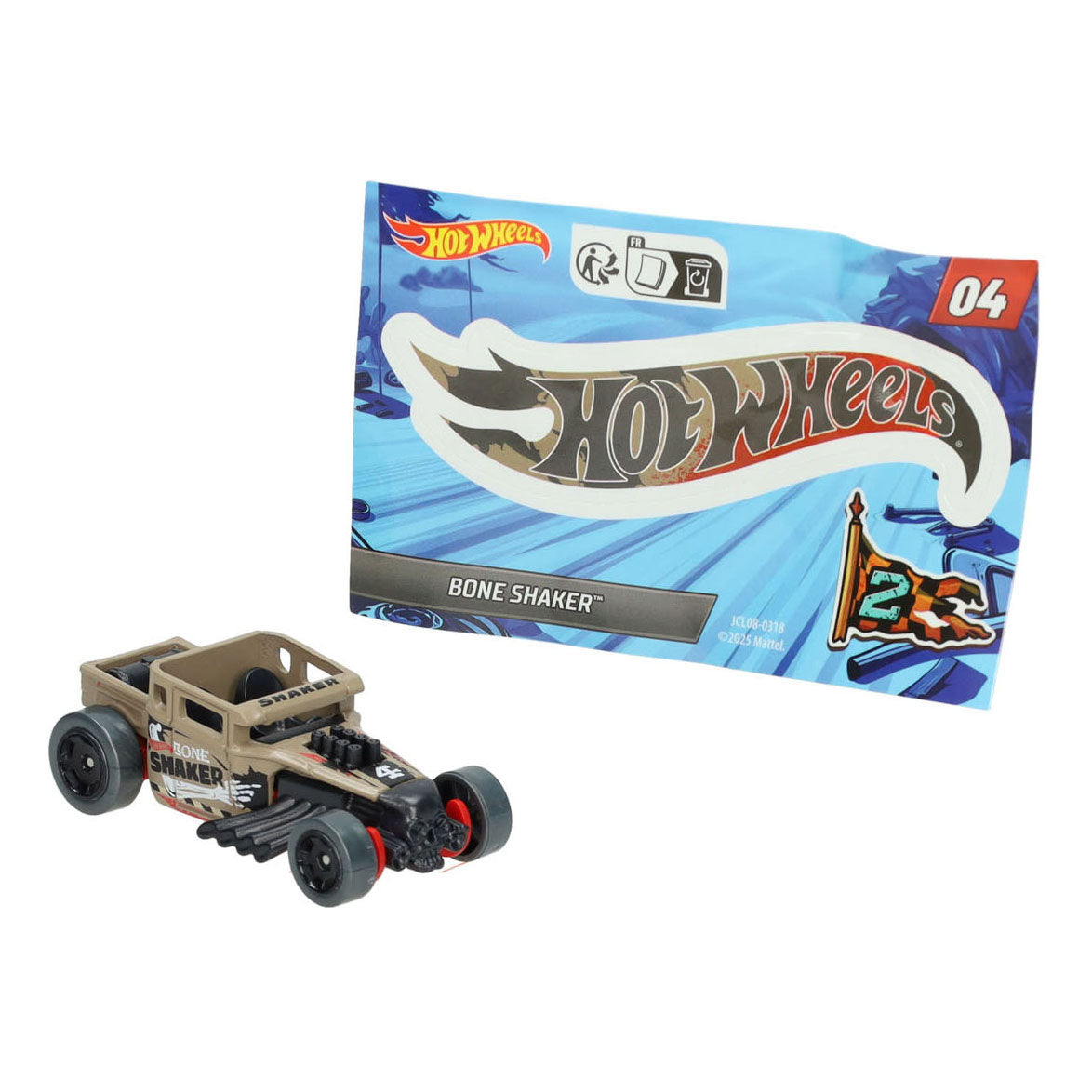 Coche misterioso de Hot Wheels con pegatina - 1:64