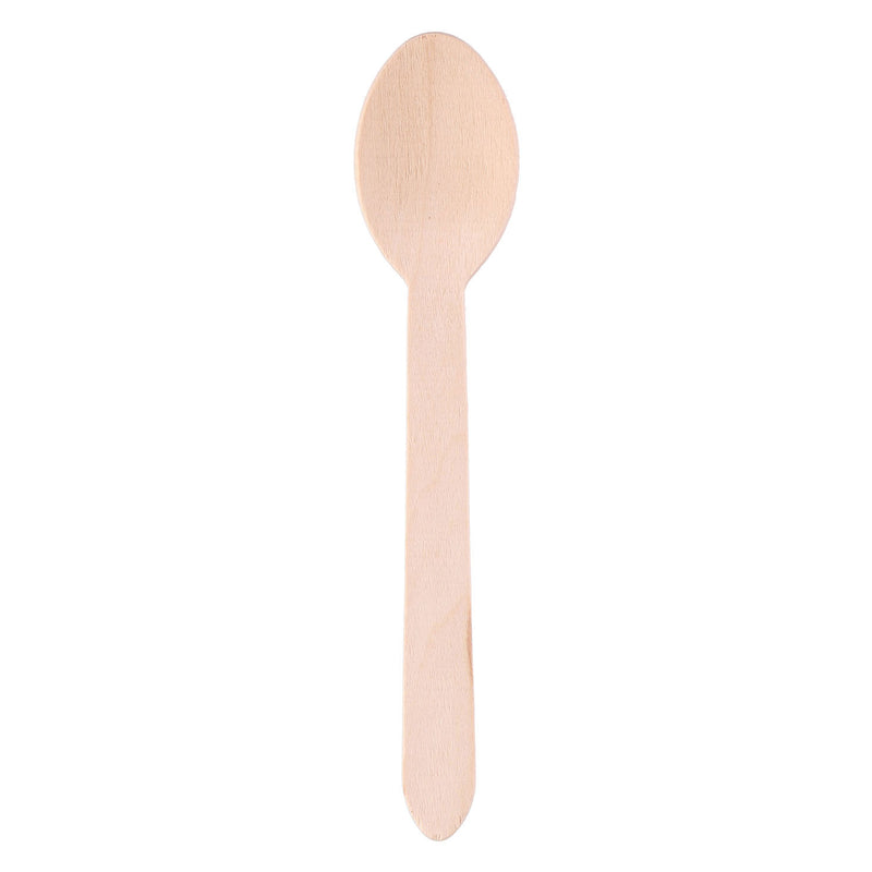 Madera de cuchara desechable 16 cm, 50.