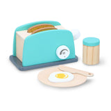 Houten broodrooster set, 7dlg. - afbeelding 1