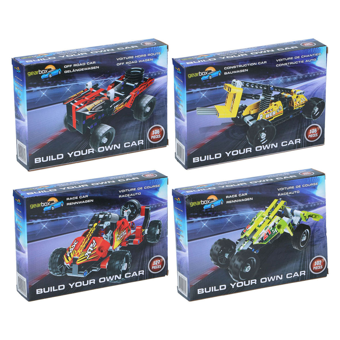 Conjunto de edificios de autos