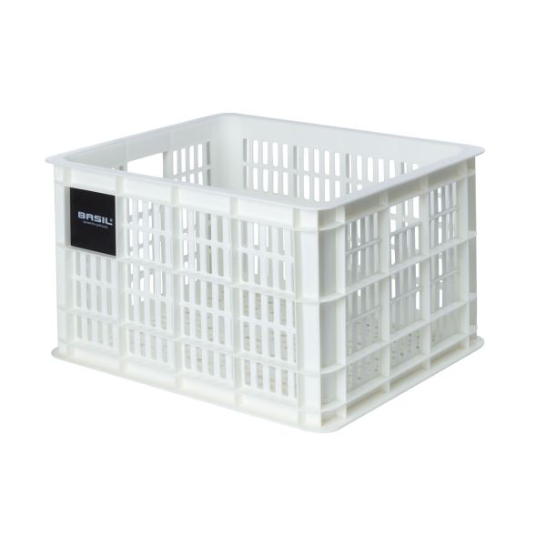 Basil Fietskrat M - Medium - 29.5 litros - blanco