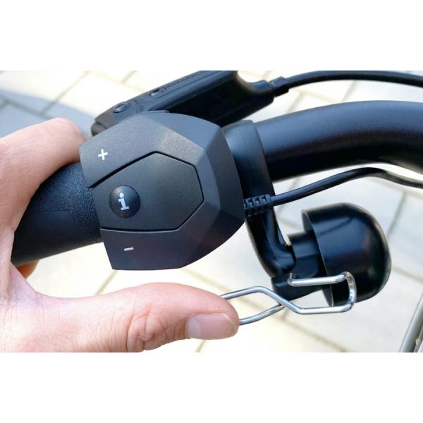 Campanello per e-bike Widek nero su scheda
