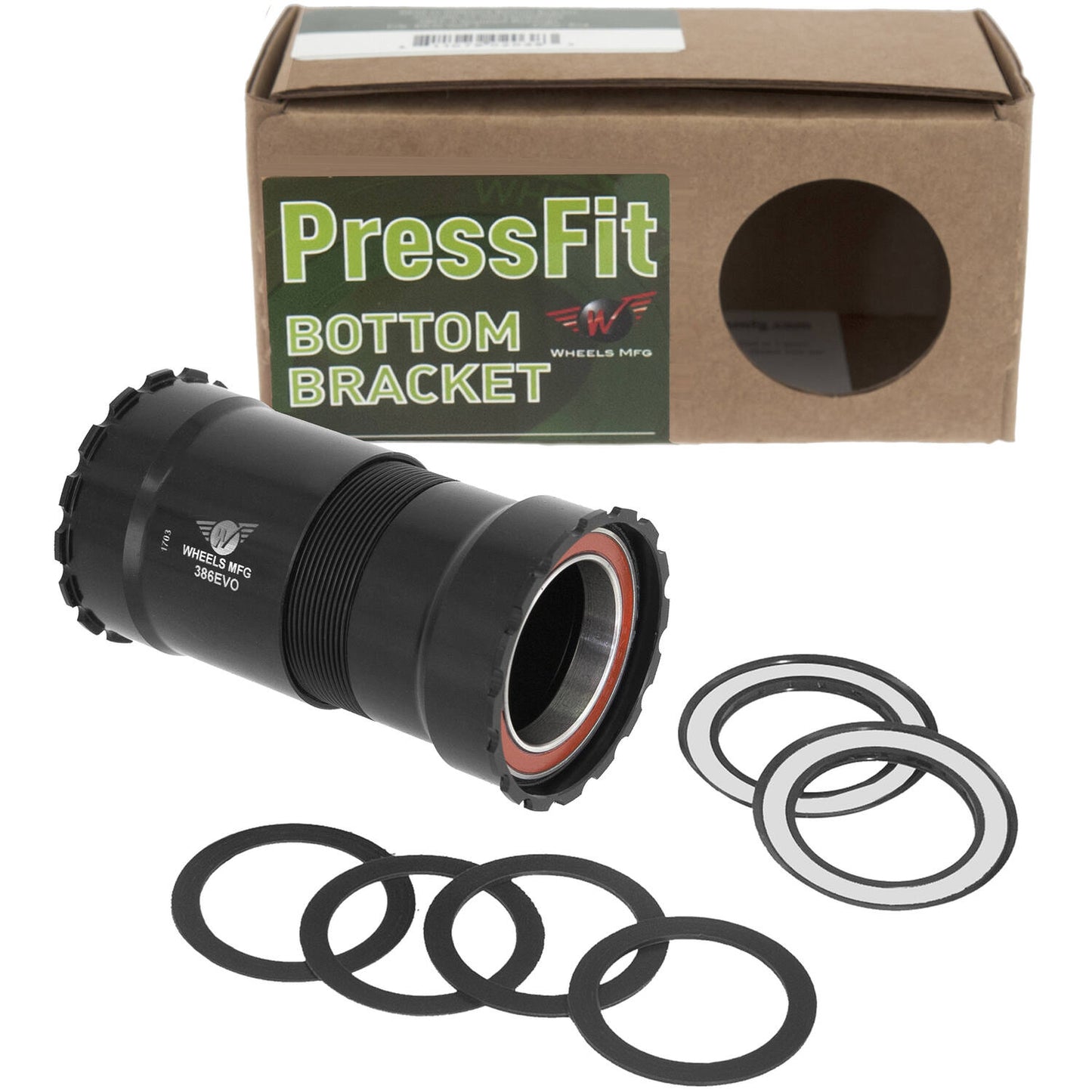 Ruedas de fabricación de ruedas Mfg Bottom Bras 386eVo ACB roscado