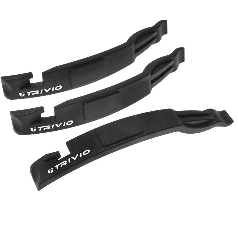 Trivio - Attrezzi per bicicletta leve per pneumatici nero set da 3 pezzi