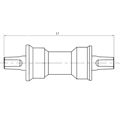 M-Wave Bottom Suprandet Repare Set Steel 127 mm de 127 mm