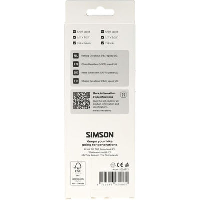 Simson chain derailleur 5 6 7 ug