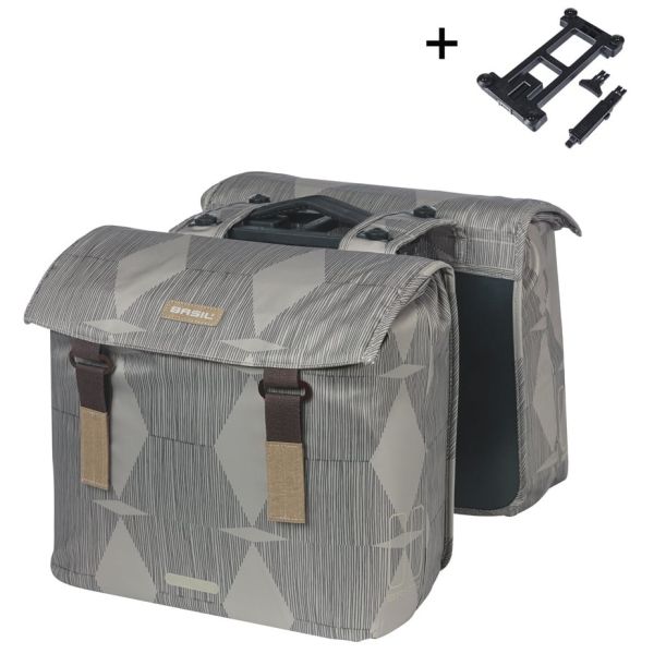 Basil Basil Double Bag Elegance Mik 40-49L Taupe