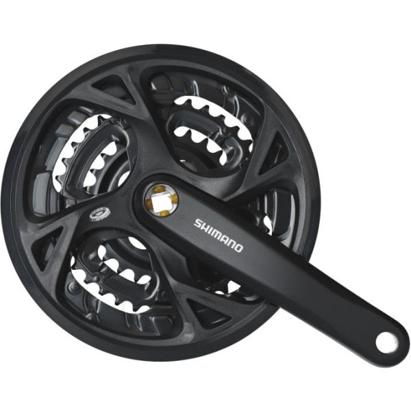 Shimano Crankkel M371 9-SP 48x36x26 T 175mm nero
