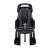 Kinderzitje achter Bobike Go Maxi RS met dragerbevestiging (CFS) en slaapstand - urban zwart