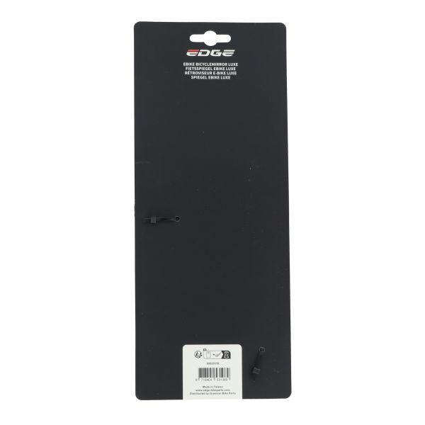EDGE SPIEGEL E-BIKE Izquierda 360 grados ajustables 21-26 mm-negro