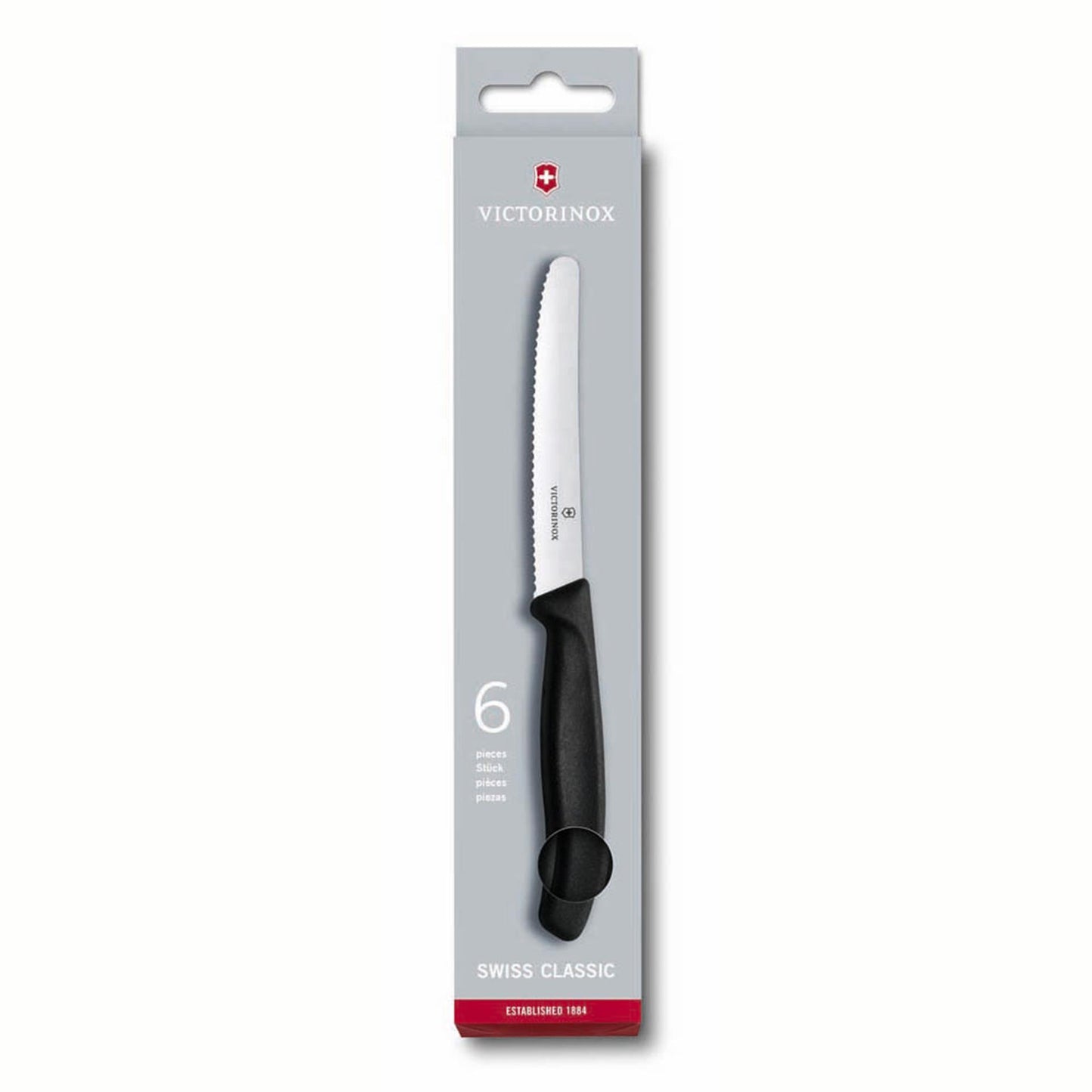 Coltelli da tavola seghettati Victorinox confezione da 6.
