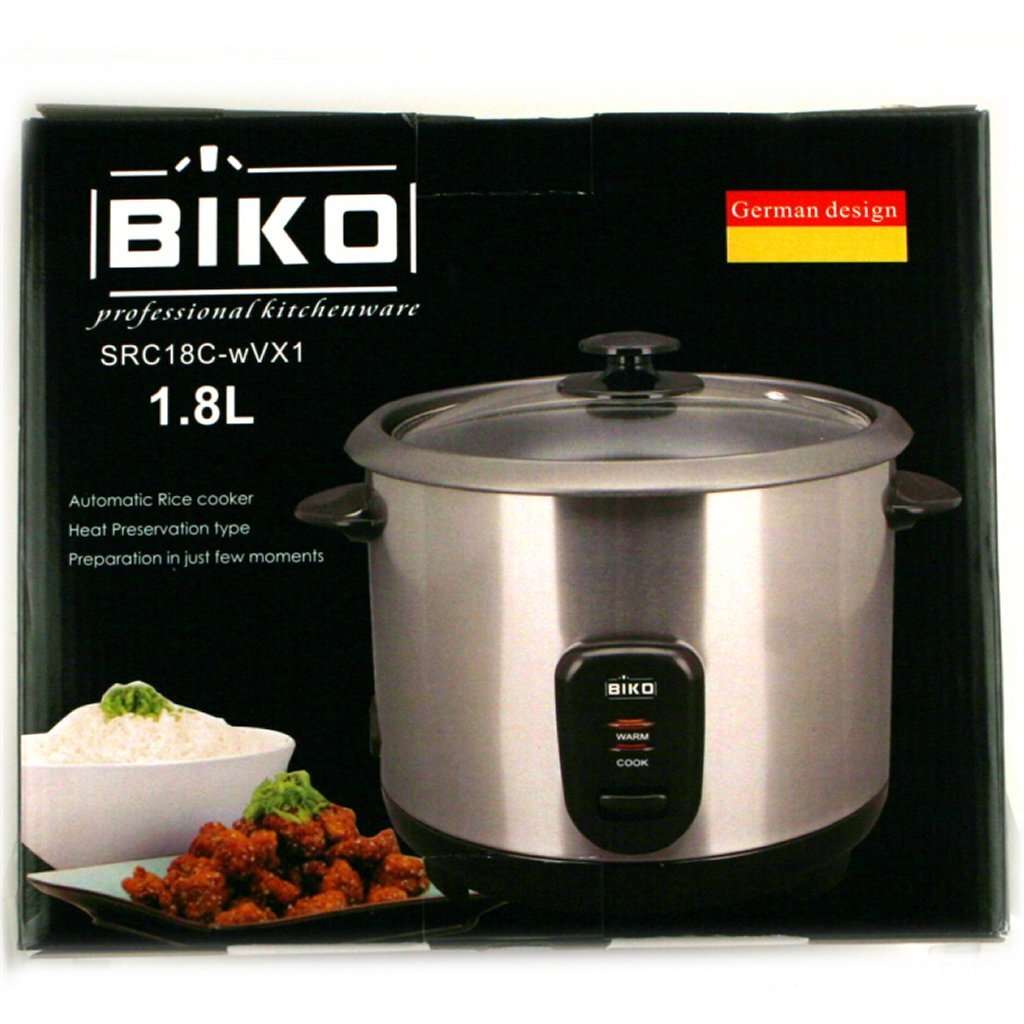 Onchadora Biko Biko Rice 1.8 litros de acero inoxidable