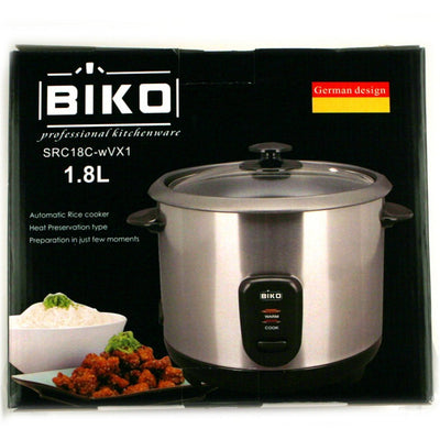 Onchadora Biko Biko Rice 1.8 litros de acero inoxidable