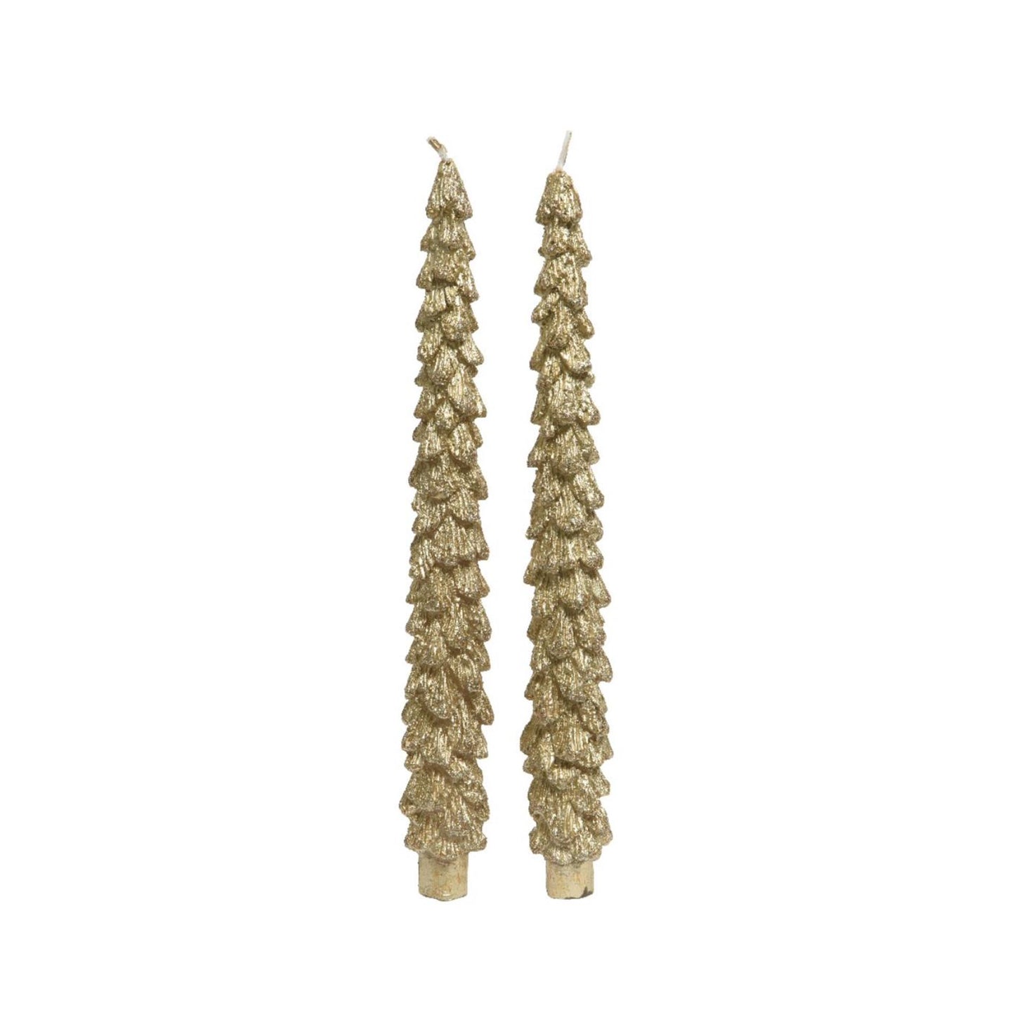 Decoris dinerkaars kerstboom set a 2 ø2,1xh25cm