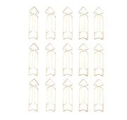Vaessen creative • love it paperclips pijlen goud 15st. - afbeelding 1