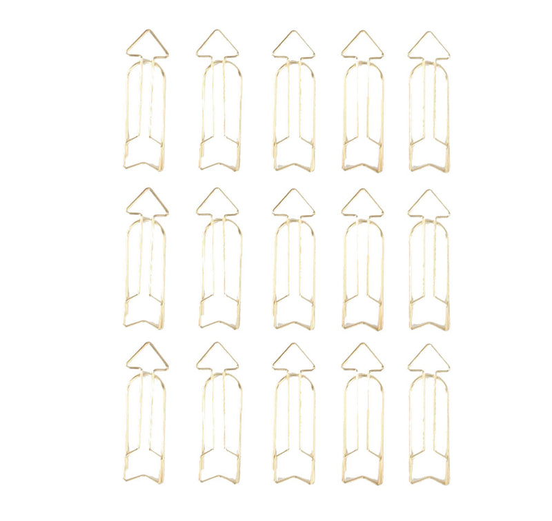 Vaessen creative • love it paperclips pijlen goud 15st.