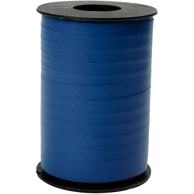 Cinta de regalo creativa para empresa, A: 10 mm, mate, azul, 250 m 1 rollo