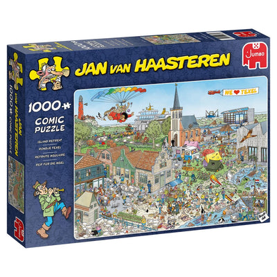 Jumbo jan van haasteren legpuzzel - rondje texel, 1000st.