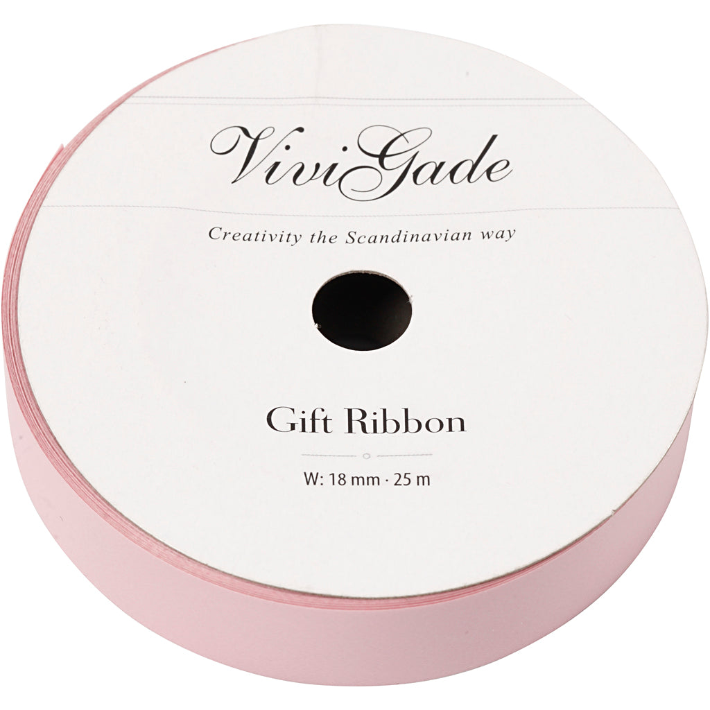 Creative Company Giftin Mat Light Red, 25m