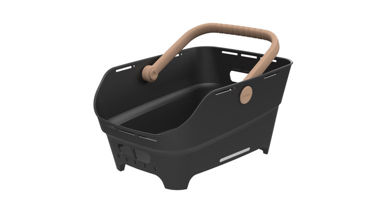 Cesto Basil cento neo nero | multiplo | leva | 21l