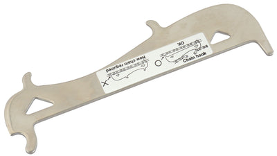Porta indicatore di usura catena Radon Pro 2in1 in acciaio inossidabile
