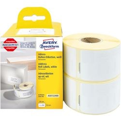 Etichette per indirizzi Avery Zweckform AS0722400 bianco permanente
