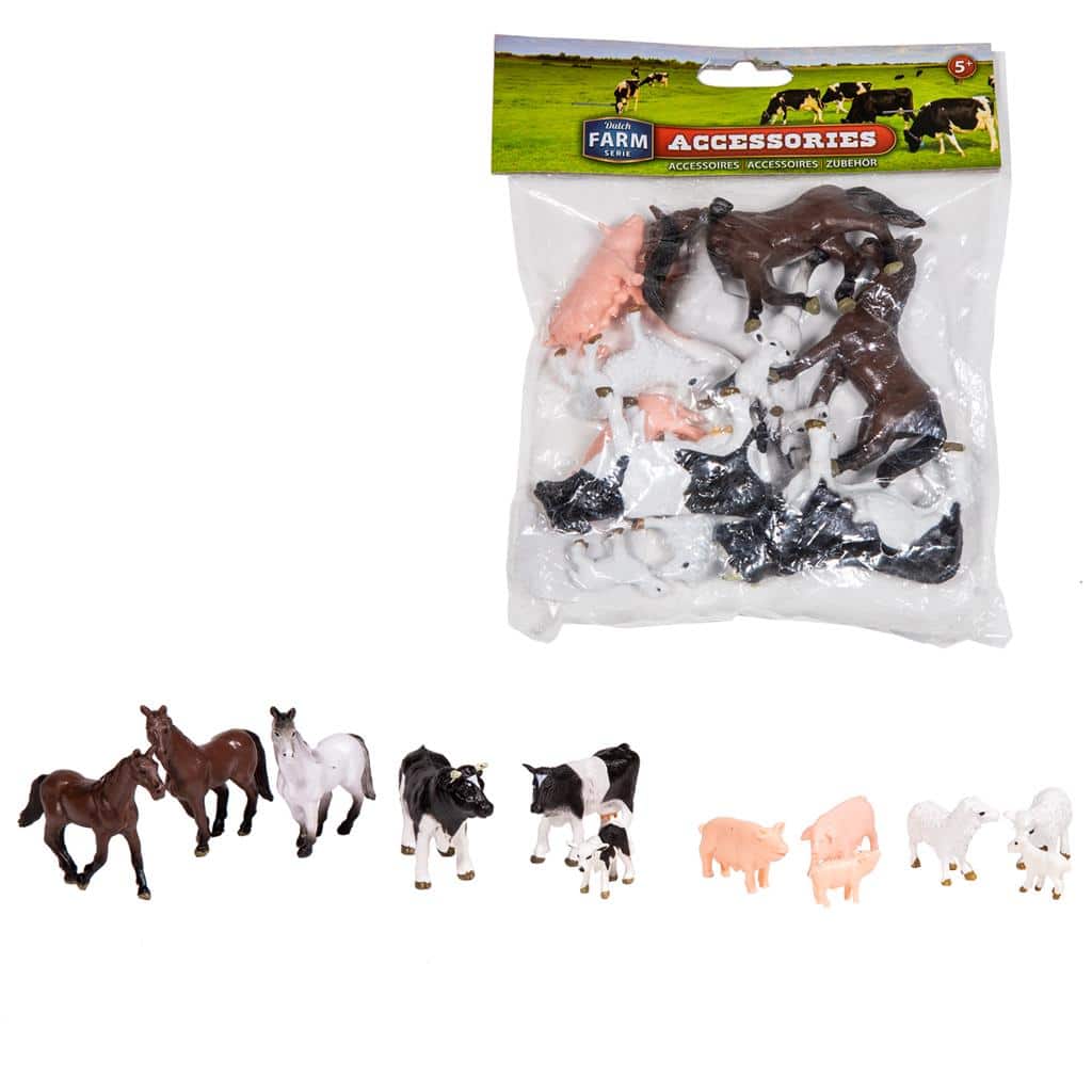 Agricoltura olandese animali da allevamento olandese set 12 pezzi