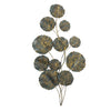 Boltze home objeto de pared hoja verena 115cm metal