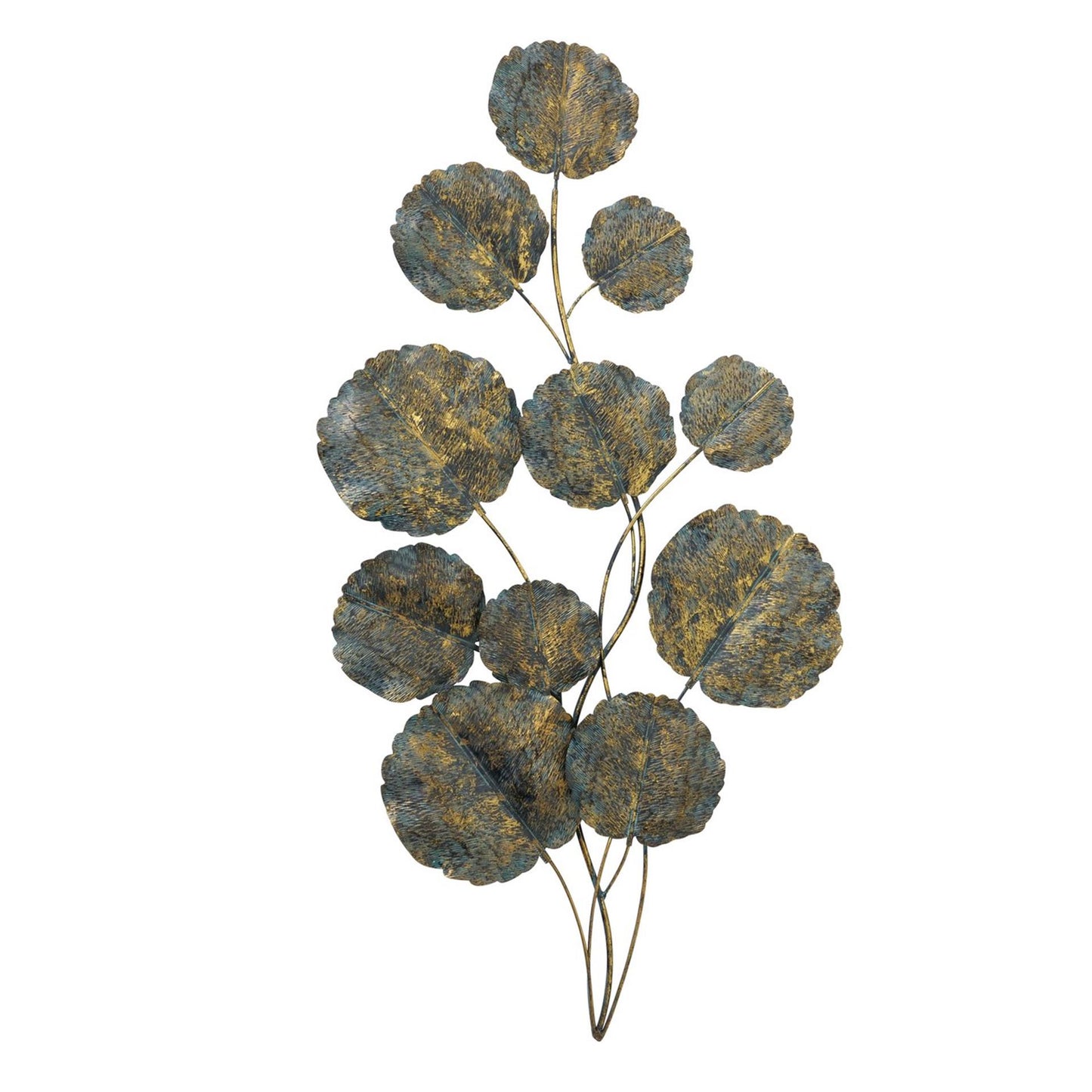Boltze home objeto de pared hoja verena 115cm metal
